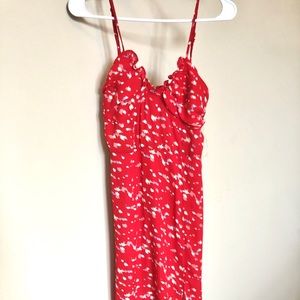 Red Midi Dress